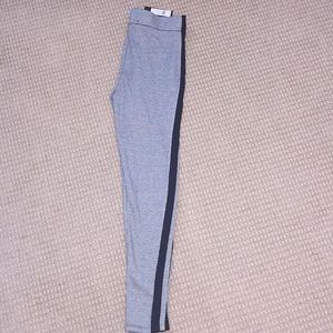 Dynamite houndstooth leggings with black stripes